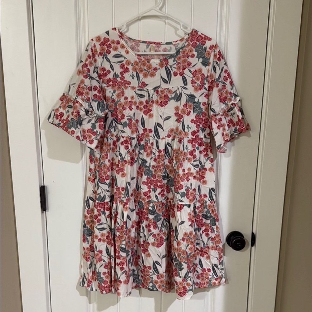 Lot of 2 unbranded floral dresses